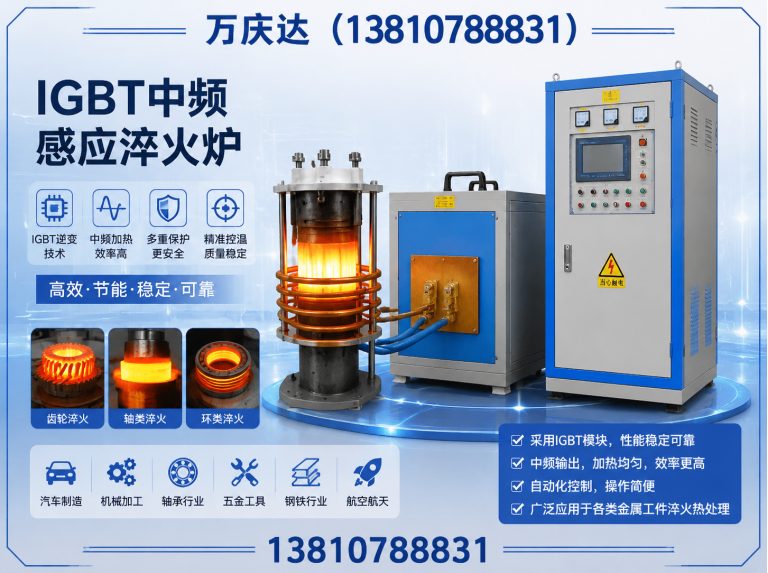 朝阳区IGBT中频感应淬火炉展示图